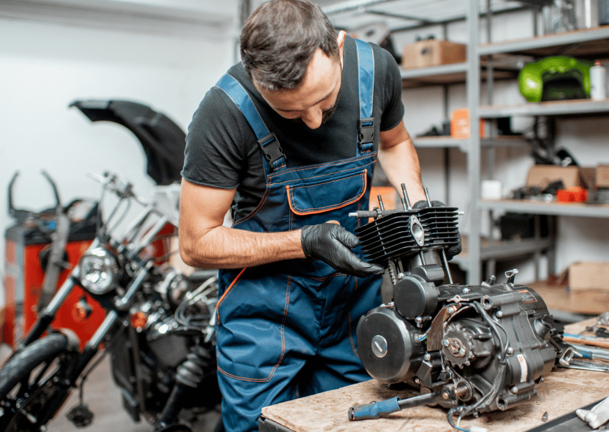 Clean engine components
